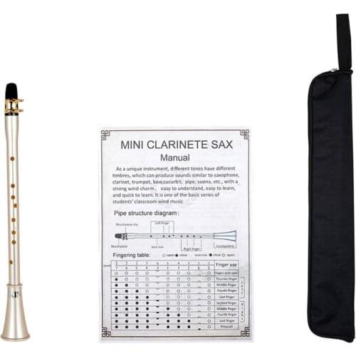 E-flat Clarinet Musical Instrument Sax Compact Clarinet-saxophone For Beginners Mi-03 Beginner wind instrument with bag