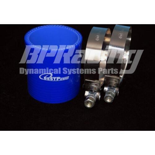 102mm / 4" to 4" Inch Unversal Straight Silicon Coupler Hose / Pipe / Tube / Intercooler Pipe + T - clamp