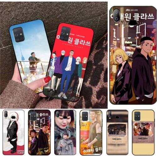 HUAGETOP ins Korea itaewon class Painted Phone Case For Samsung Galaxy A21S A01 A11 A31 A81 A10 A20 A30 A40 A50 A70 A80 A71 A51