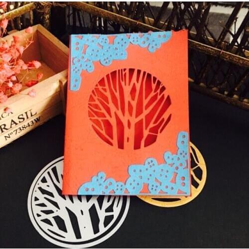 Cover tree Metal Cutting Dies for scrapbooking Stencils for Craft Paper DIY Scrapbook new dies Cut Template