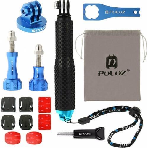 Newest Action Camera Accessories Set 16 in 1 of Gopro Accessories Kit Mounts for GoPro HERO 4 Session 4/3+/3/2/1 SJ4000 / SJ5000