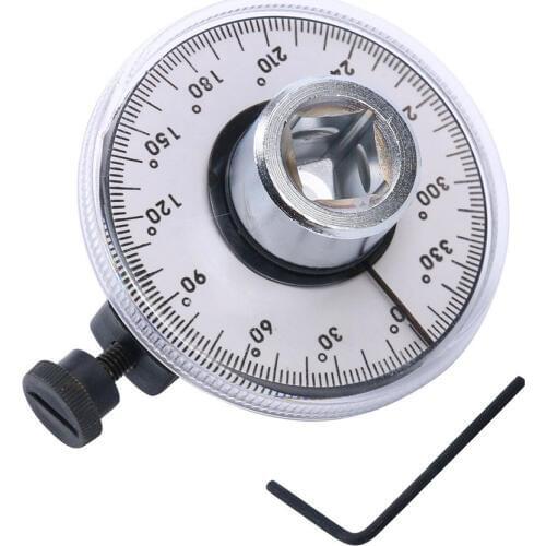 New 1/2 Inch Drive Torque Angle Gauge Meter Angle Rotation Measurer Performance Tool Wrench