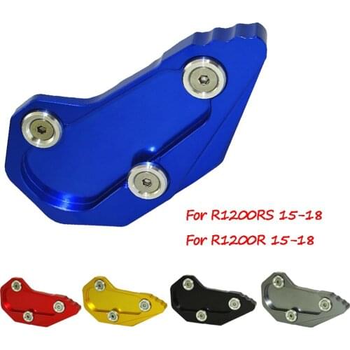 For BMW R1200RS R1200R R1200 RS/R 2015-2018 Motorcycle Kickstand Foot Side Stand Extension Enlarge Pad Support Plate