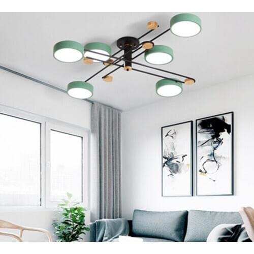 Ceiling Lights For Living Room Bedroom Restaurant gold gray color industrial Luminaria modern led Ceiling lamp