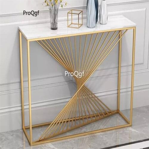 Prodgf 1 Set 80*30*80cm Marble Corner Table