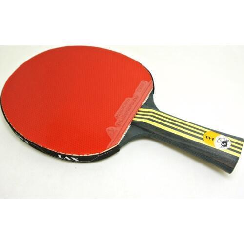 XVT Hand Assembled BLACK WOOD + KAKUTAKU 868 Table Tennis Racket/ ping pong Racket/ table tennis bat Free shipping