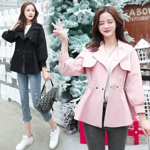 B new Long suit jacket women spring and autumn 2019 new long section one button suit collar slim woman coat