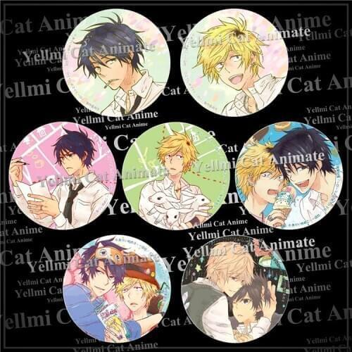 1pc 58mm hitorijime my hero Yaoi Fans Ooshiba Kousuk Brooch Badges Icons