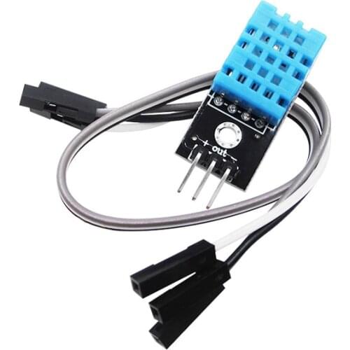 1PCS DHT11 Temperature And Relative Humidity Sensor Module Digital Output 5V Doupont Cable