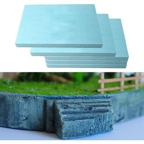5pcs/set High-density Foam Slab 30*20*2cm DIY Model Material Diorama Base Materials