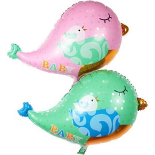 5 pcs Cartoon Kingfisher Aluminum Foil Balloons Childrens Birthday Light Balloons Party Decoration Arrangement Flying Balloons