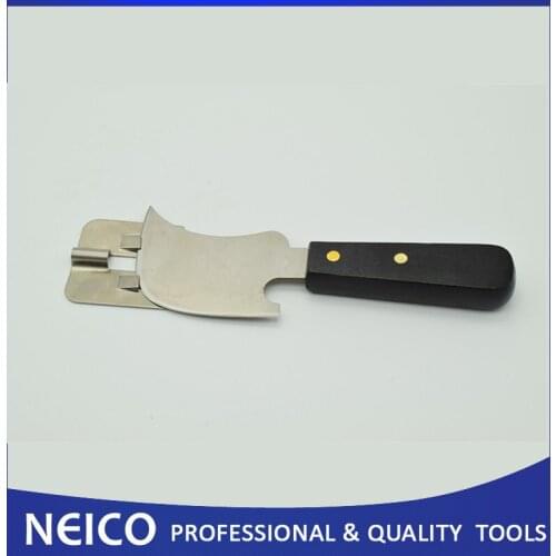 Free Shipping, High quality Quarter Moon Knife (Flat) with Vinyl Weld Trim Guide