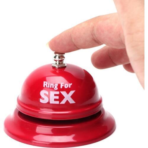 Sex Bell Ring Toy Game Novelty Gift Bachelorette Bachelor Party SM Adult Games Erotic Sex Toys for Couple Flirting