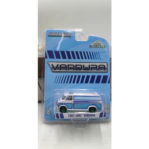 GL 1:64 1983 GMC Vandura Custom green machine alloy model Car Diecast Metal Toys Birthday Gift For Kids Boy