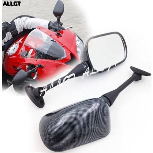 Carbon Fiber Printed Racing Mirror For 2004 2005 2006 2007 Honda Cbr 1000Rr/2003-2012 Honda CBR 600RR