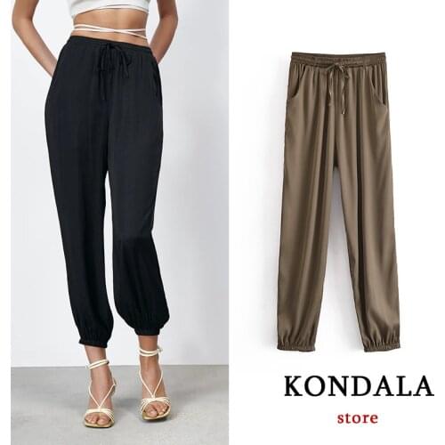 Женские летние брюки KONDALA China At AliExpress