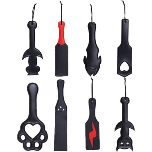 Multiple style leather whip beat Spanking Paddle Slave Spanker BDSM fetish Couple cosplay game SM Flirting fetish sex Toy