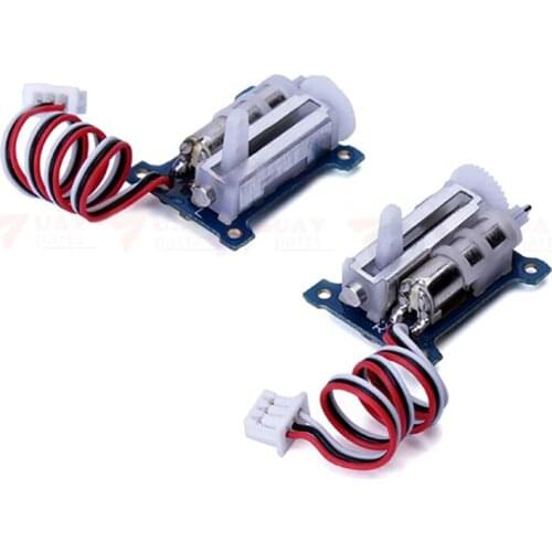 2pcs GS-1502Micro Digital Analog Servo Loading Linear Servo Steering Gear 3.7-6V for RC Airplane Fixed-wing(1 pair)