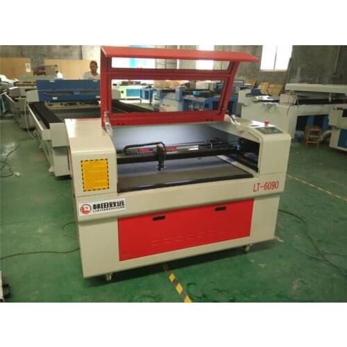 Small wood acrylic rubber sheet laser engraver and cutter