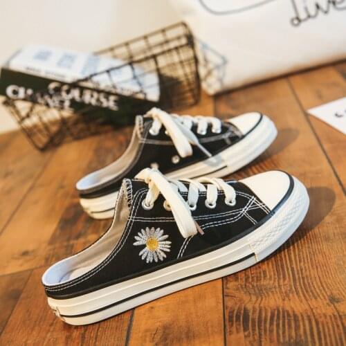 2020 new womens sports shoes, leisure shoes, vulcanized shoes, canvas shoes, Daisy classic shoes, heel less shoes, board shoes