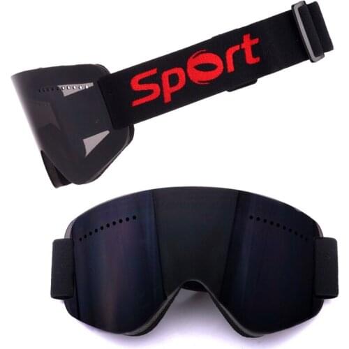 Unisex Skiing Goggles Adjustable Snow Snowboard Motorcycle Goggle Glasses Anti-Fog Spherical Skiing Snowmobile Sport Eyewear new