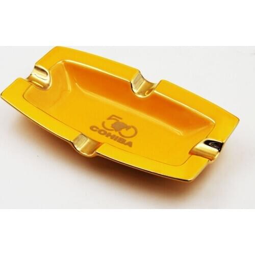 Portable Cigar Ashtray Home Ceramic Ashtray Luxury Tobacco 4 Rest Holder Cigar Ashtray