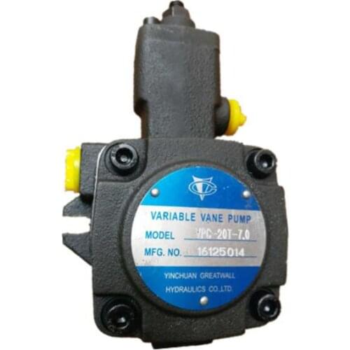 VARIABLE VANE PUMP MODEL VPC-20T-7.0 YINCHUAN GREATWALL HYDRAULICS CO.,LTD