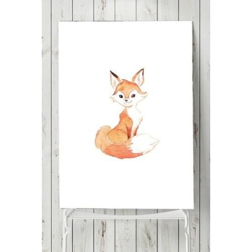 Postermanya Fox Design Kids Room Poster 50x70 cm wall graphics gráficos de parede настенная графика