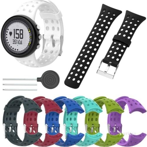 50PCS Replacement Silicone Watch Band Bracelet Strap For SUUNTO M1 M2 M4 M5 M Series Universal Watchband With Install Tools New