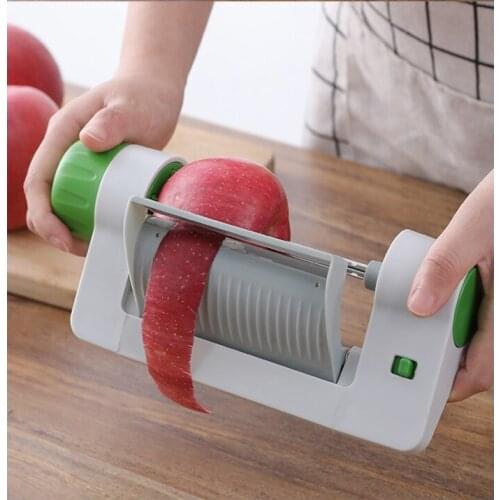 Vegetables Fruit Manual Slicers Multi-Function Safety Fast Round Sheet Peeler Potato Apple Machine Peeler Corer Gadget WB 091