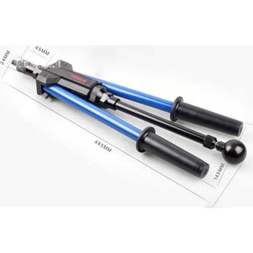 TSM100 Core-Pulling Riveting Gun Labor-Saving Hand Riveter Manual Pull Rivet Gun Riveting Tool Adjustable Working Stroke 0-8mm