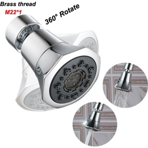 Removable Kitchen Faucet Aerator Universal Rotatable Filter Nozzle Splash-Proof Sink Water Saver Tap
