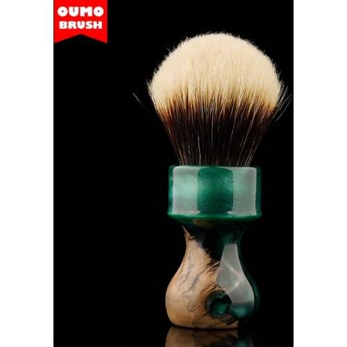 OUMOBRUSH - Master Series Shaving Brush with SILK/ACE Shaving Brush Knot