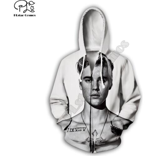 Fashion Justin Bieber hoodies 3D printed Sweatshirt Hoodie Harajuku Autumn Streetwear women foe men Casual Tracksuit style-3