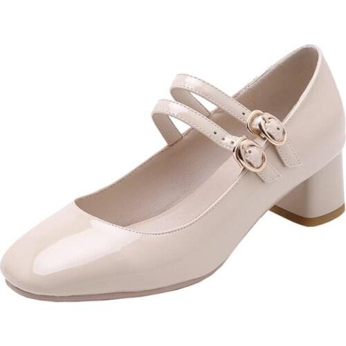 Big Size 9 10 11 12 ladies high heels women shoes woman pumps Slender and thick-heeled single shoes