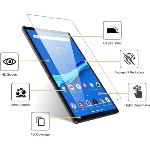 Tempered Glass Film for Lenovo Tab M10 FHD Plus 10.3 TB-X606F TB-X606X Anti-Scratch Tablet Screen Protector for TB-X606F (10.3")