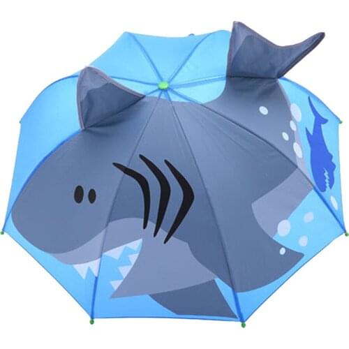New 3D Cartoon Children Student Girl Outdoor Umbrella Parasol Sun Protection UV Protection Windproof Folding Umbrella Windproof