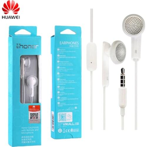 100% Original Huawei Honor AM110 Earphone With Mic For Xiaomi Huawei Universal phone Retail box High Bass quality Free Shipping