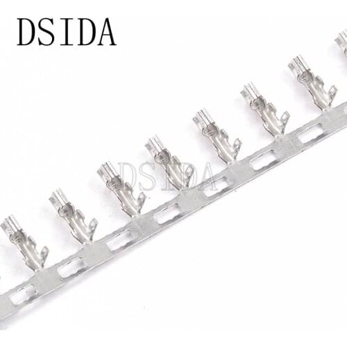 100PCS H2.0 2.0mm Connector Reed Cold Head Metal Jumper Wire Cable Terminal For Housing PH2.0 Female Terminal