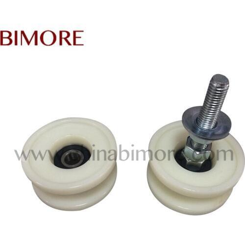 GAA456DH1,Escalator Handrail Support Rollers OD70mm Thickness 34mm Bearing 6201RS with shaft