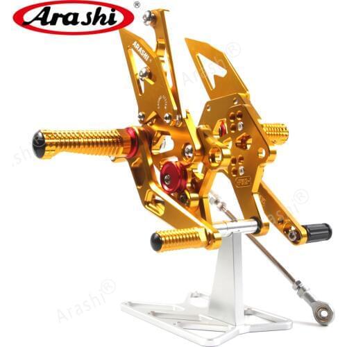 Arashi For YAMAHA R3 R25 2015-2020 CNC Adjustable Footrest R 3 R 25 YZF-R3 YZF-R25 2017 2018 2019 2020 Rider Foot Pegs Sets