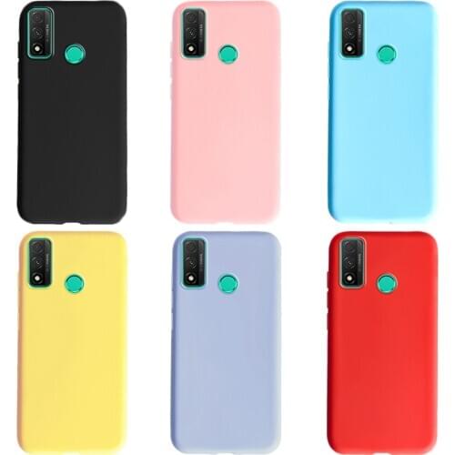 For Cover Huawei P Smart 2020 Phone Case Candy Pudding Color Soft Silicon Skin Cover For Funda Huawei P Smart 2020 POT-LX1A Capa