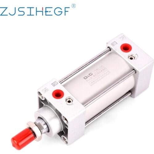 SC Double Acting Cylinder Pneumatic Piston 32MM Bore 25/50/75/100/125/150/175/200/250/300/400/500mm Stroke
