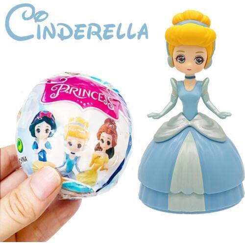 FGHGF Princess Doll NEW IN BALL EGG Cinderella Dolls Baby Dolls Bebek Toy For Kid Gift Girl Y19041204