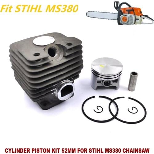 Original High Stable Quality 52mm Cylinder Head Fit For STIHL 038 MS380 380 MS381 381 Chainsaw Parts#11190201204
