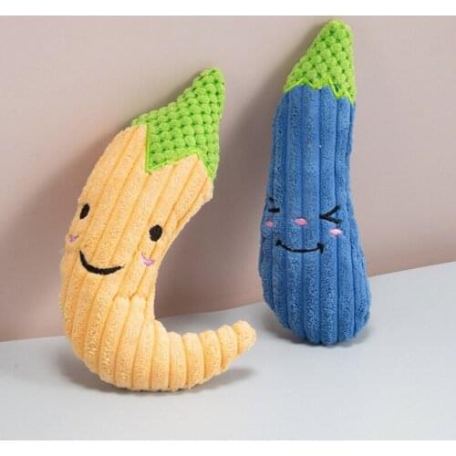 Pet Dog Toys Rabbit Animal Plush Squeak Toy Dog Chew Squeaky Whistling Involved Squirrel Dog Toy