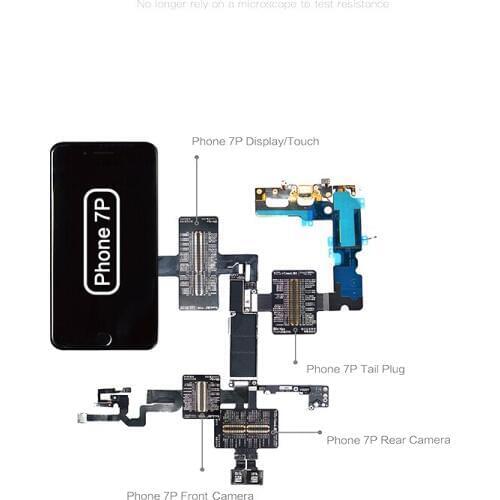 QIANLI iBridge Test Cable For iPhone 6/6P/6S/6SP/7/7P Mainboard FPC Voltage Diagnostics LCD Front Camera Charging Port Testing