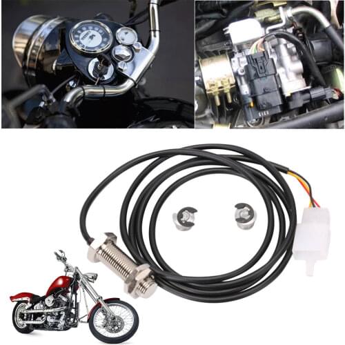 Motorcycle Speedometer Replacement Kit Durable Digital Odometer Sensor Cable Universal For Motorcycles ATV Motorbike Autocycle