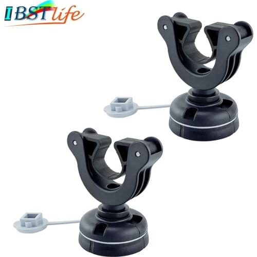 2X Paddle Holder for Stand Up Paddle Boards Kayaks Deck Side Track Mounted Rail Mount Base Boat Marine Yacht Canoe Accessories