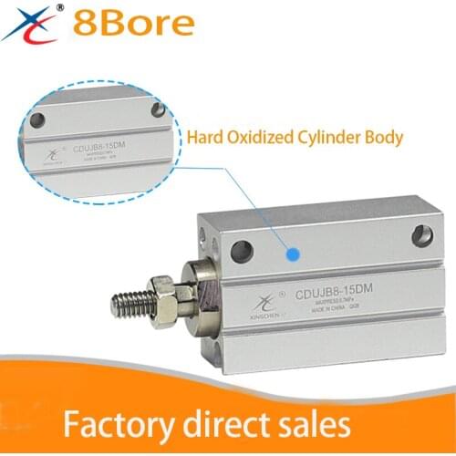 MU8/CDUJB-4DM,6DM,8DM,10DM,15DM,20DM,25DM,30DM Pneumatic Components Free mount cylinder CDUJB MU series
